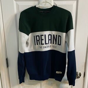 Irish Connexxion Ireland Green Blue Men’s Sweatshirt Size Small Casual Cozy